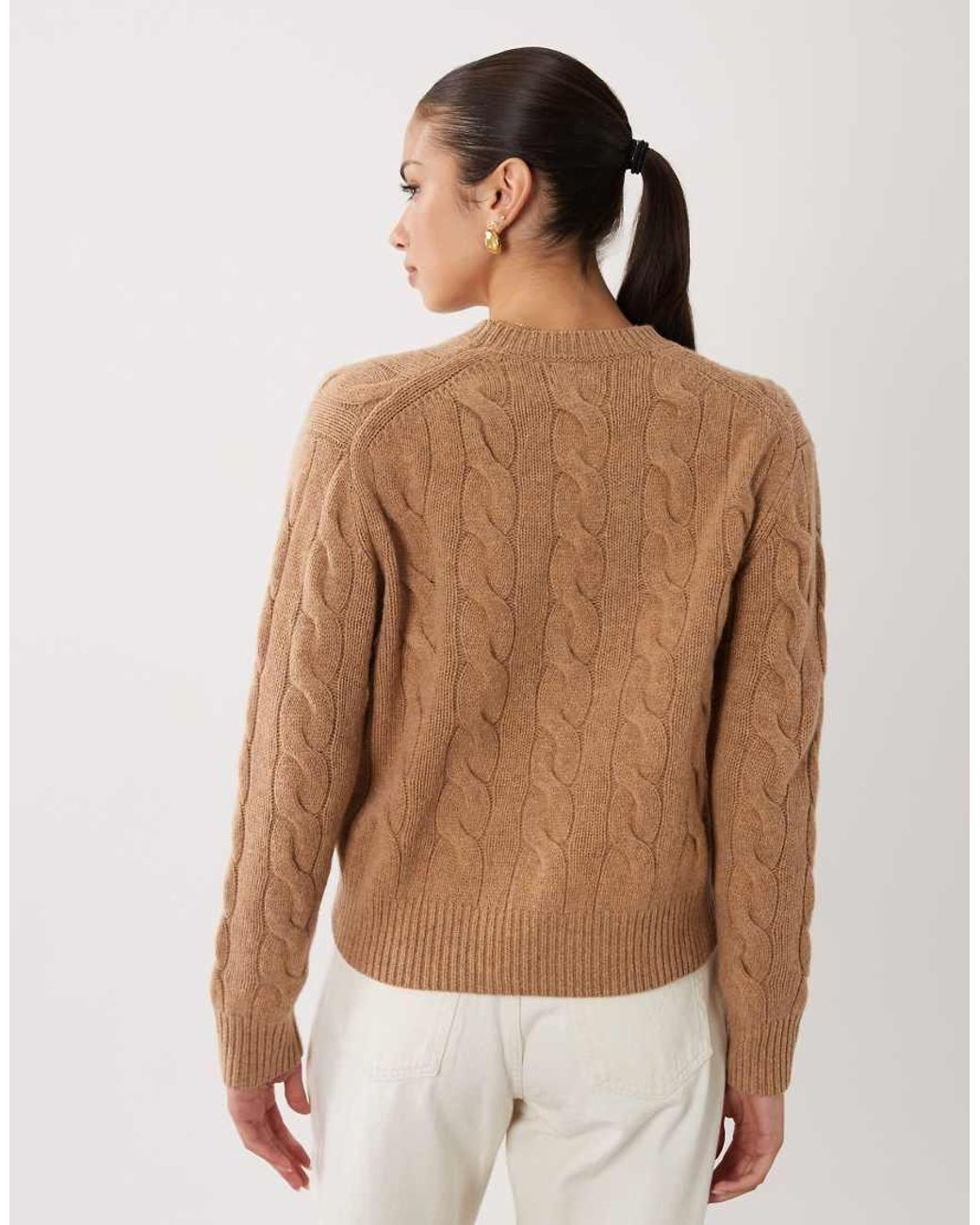 Polo Ralph Lauren Multicolor Icon Logo Straight Fit Exploded Cable Knit Jumper