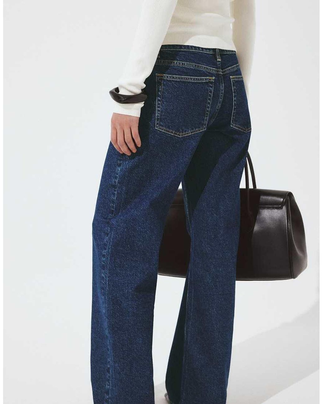NA-KD Blue Lane Low Waist Jeans