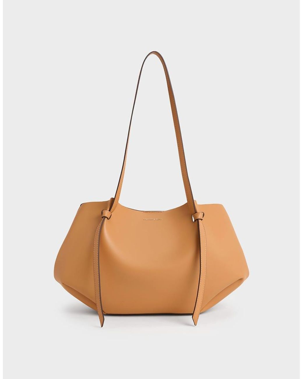 Charles & Keith Brown Calla Tote Bag
