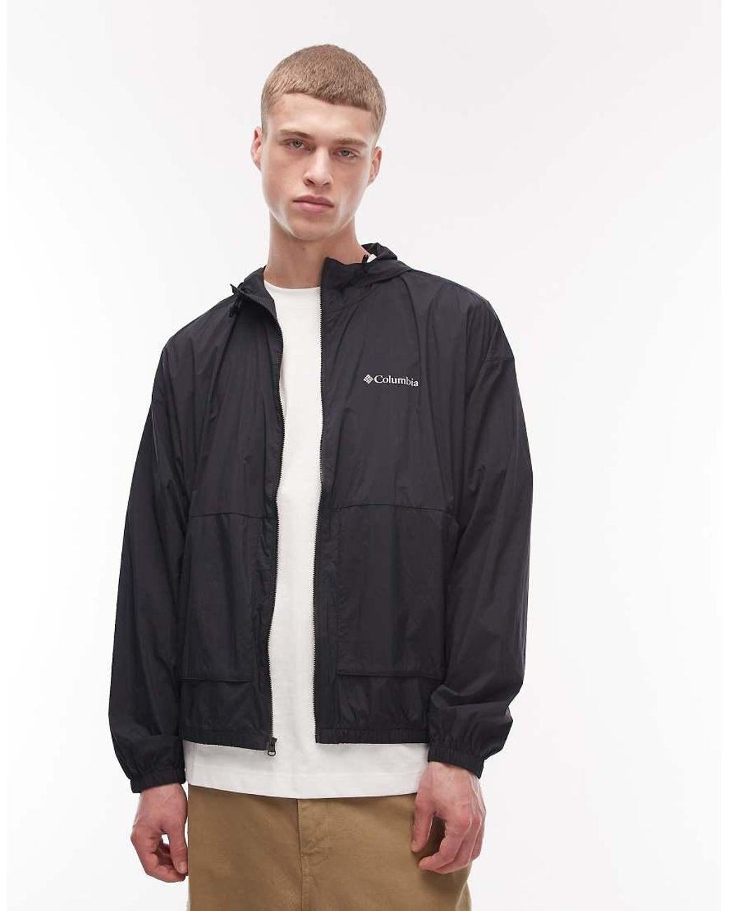 Columbia Blue Street Heights Windbreaker for men