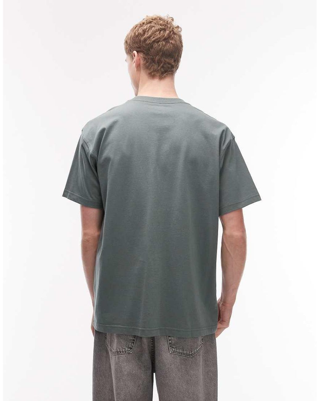 Carhartt Gray Monogram T-shirt for men