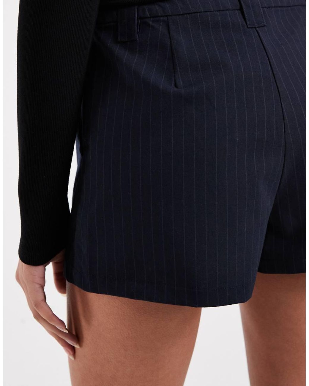 ASOS Black Tailored Micro Shorts