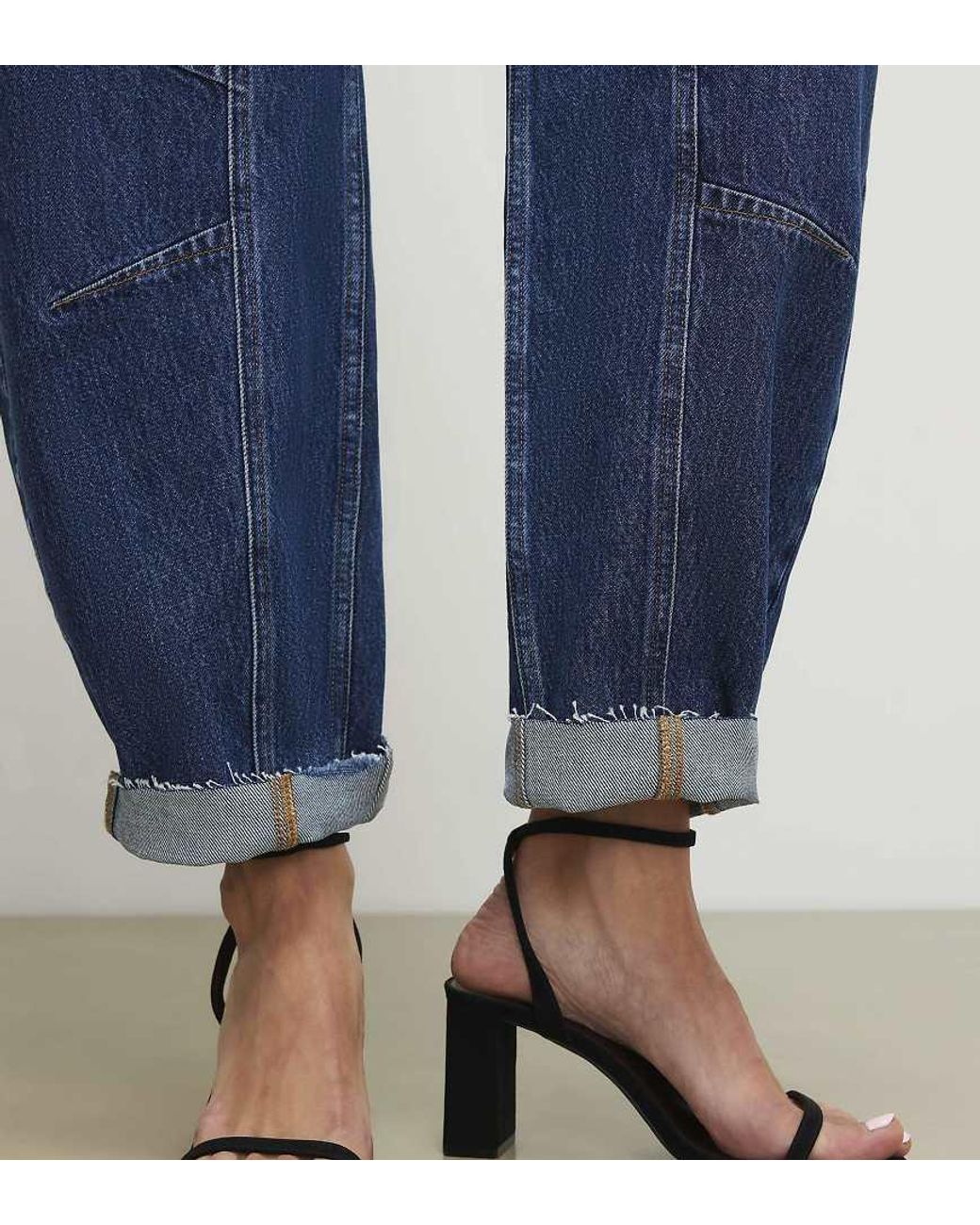 River Island Blue Wide Fit Open Toe Heeled Sandals
