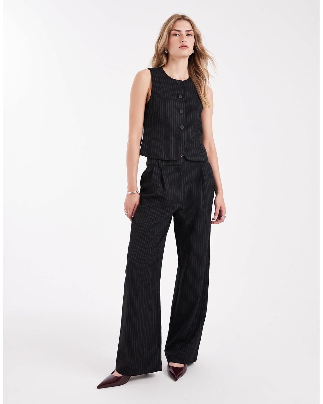 ONLY Black High Neck Vest