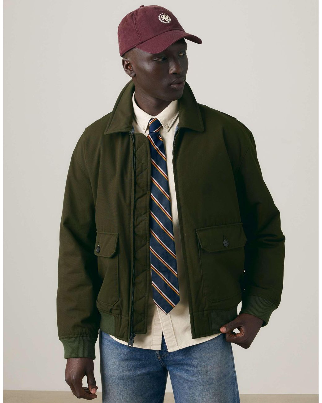 Casquette baseball varsity bordeaux Levi's en coloris Brown