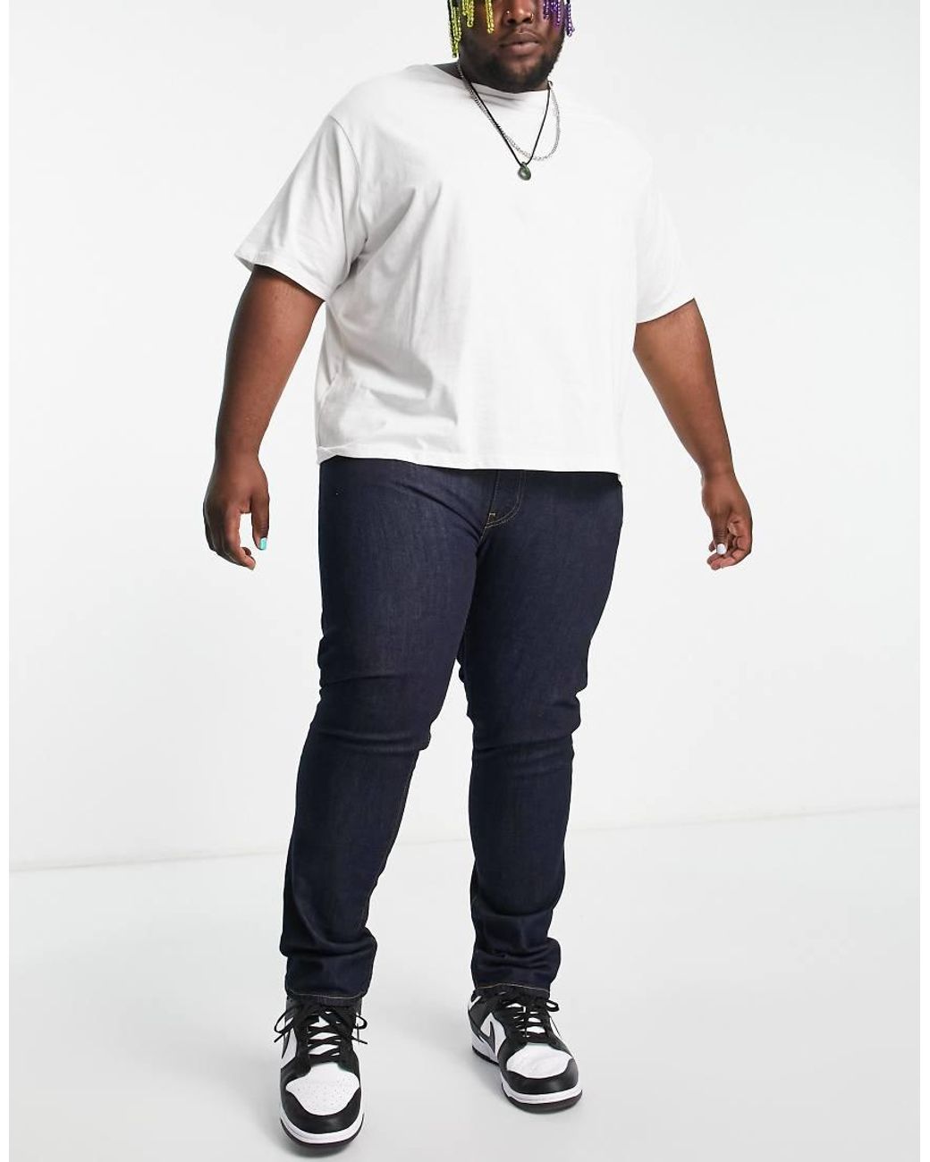 Levi's Blue Big & Tall 512 Slim for men