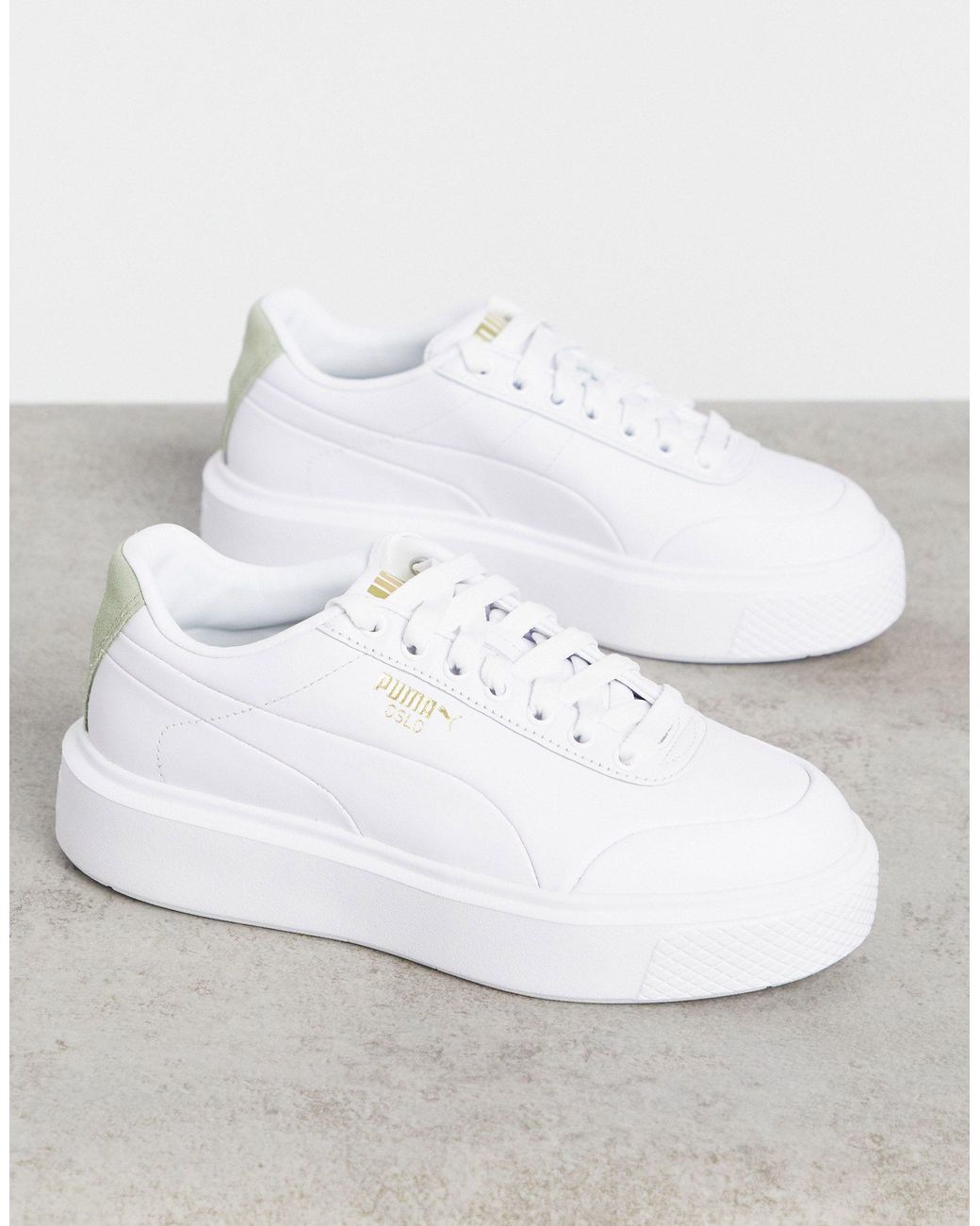 PUMA Oslo Femme Trainers in White | Lyst