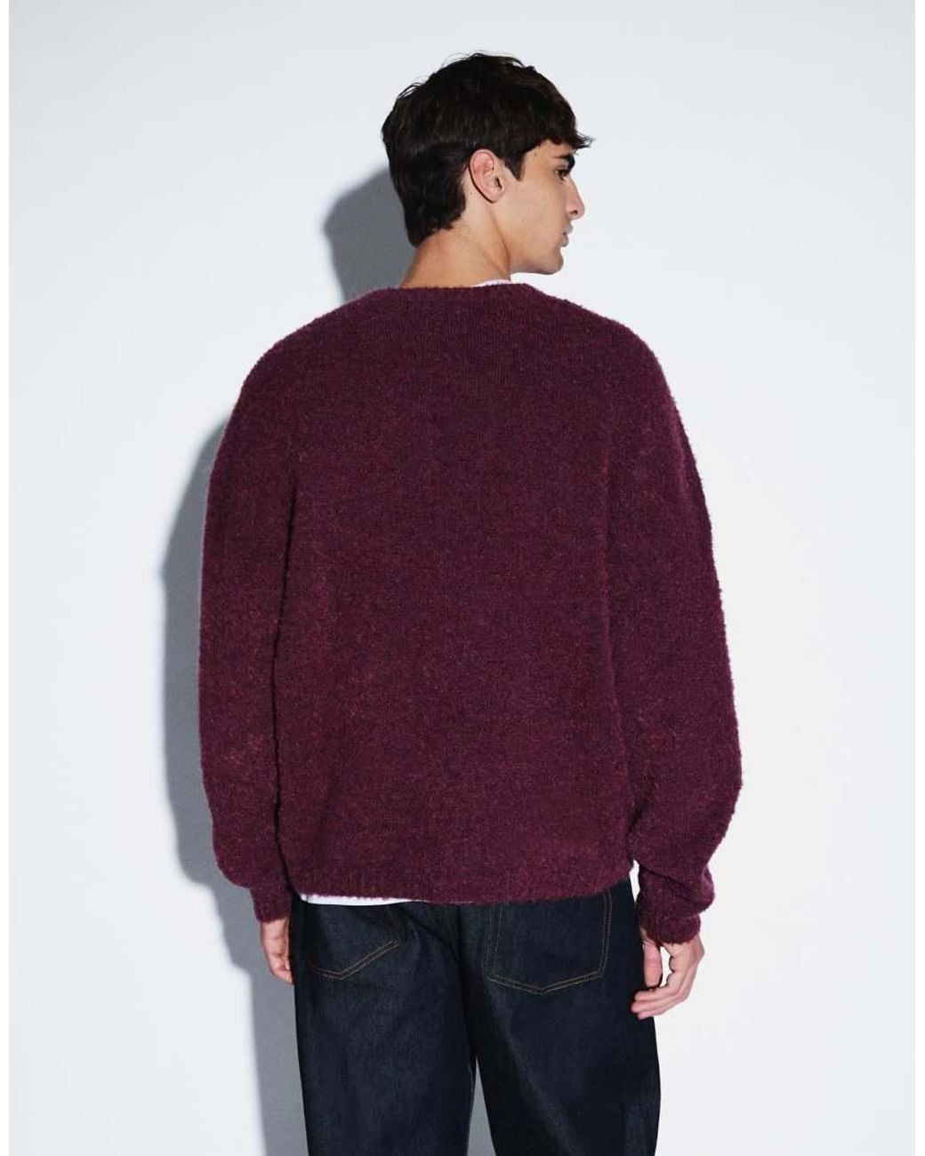 Weekday Red Wool Blend Jumper for men