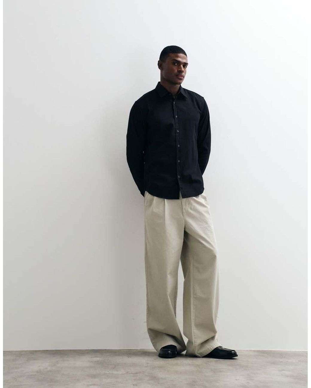 Boss Black Regular Fit Pique Shirt for men