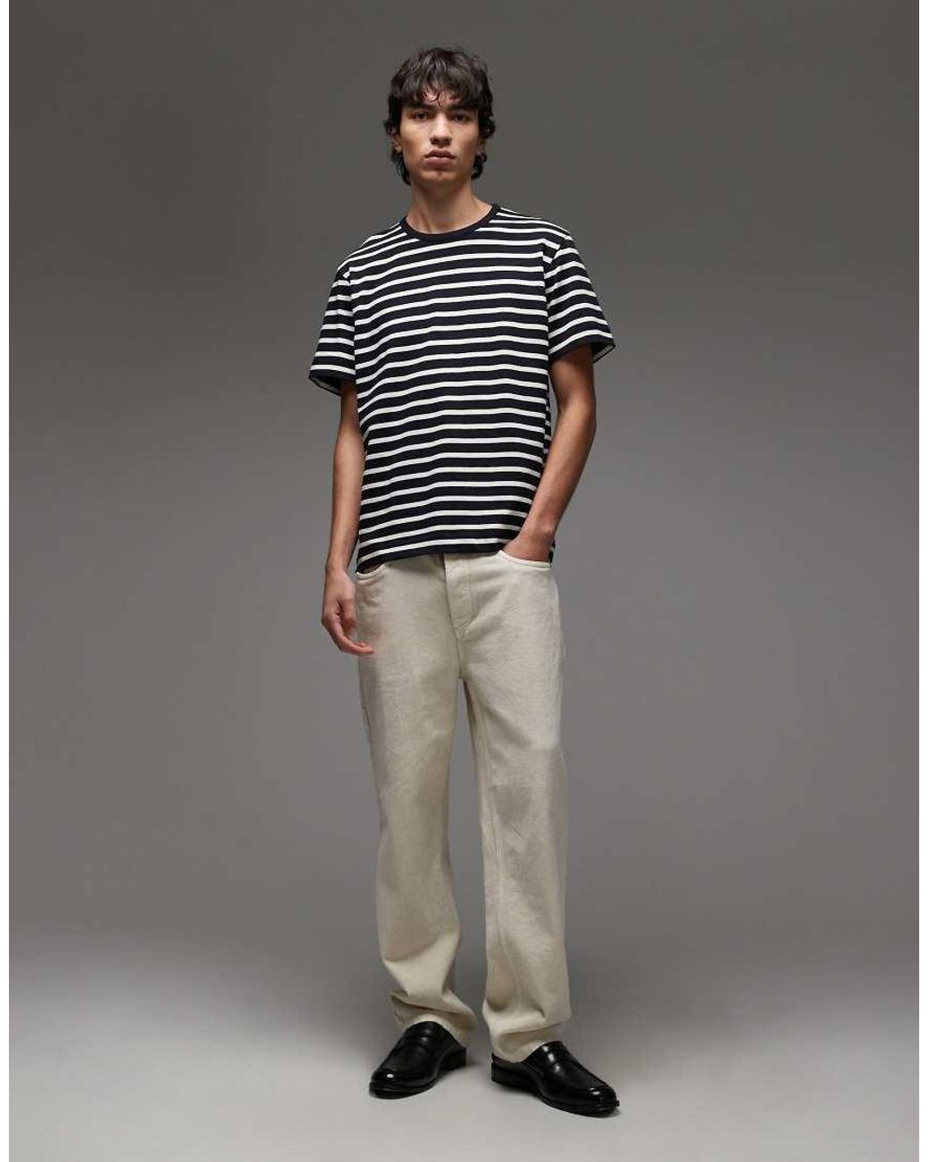 ARKET Multicolor Heavyweight Oversized T-shirt for men