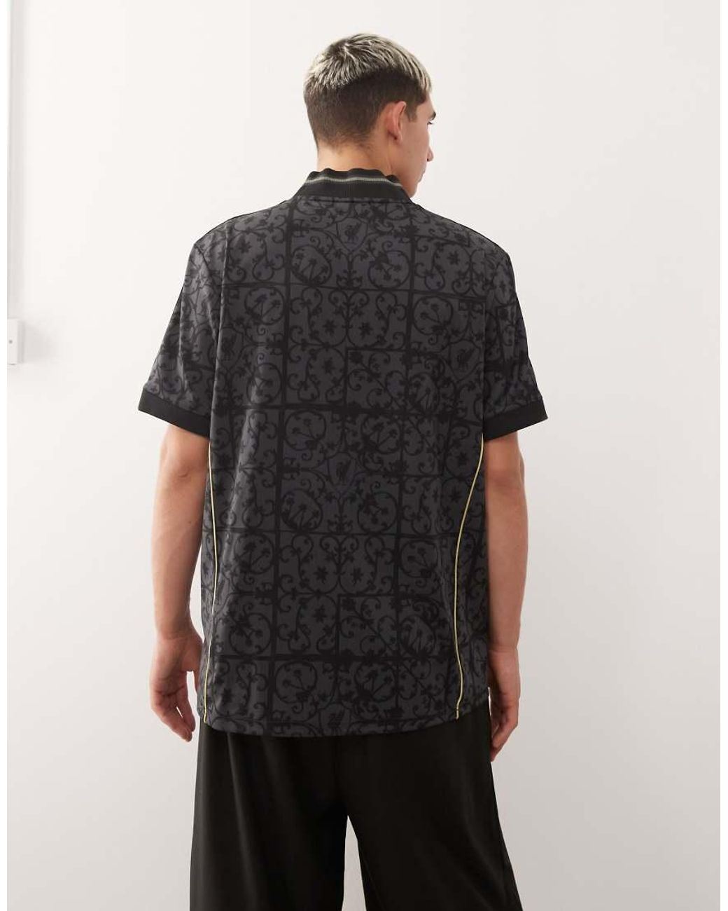 Adidas Originals Black Adidas Football Liverpool Lf Jersey for men