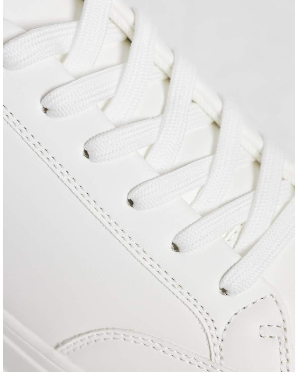 ASOS White Classic Lace Up Sneakers for men