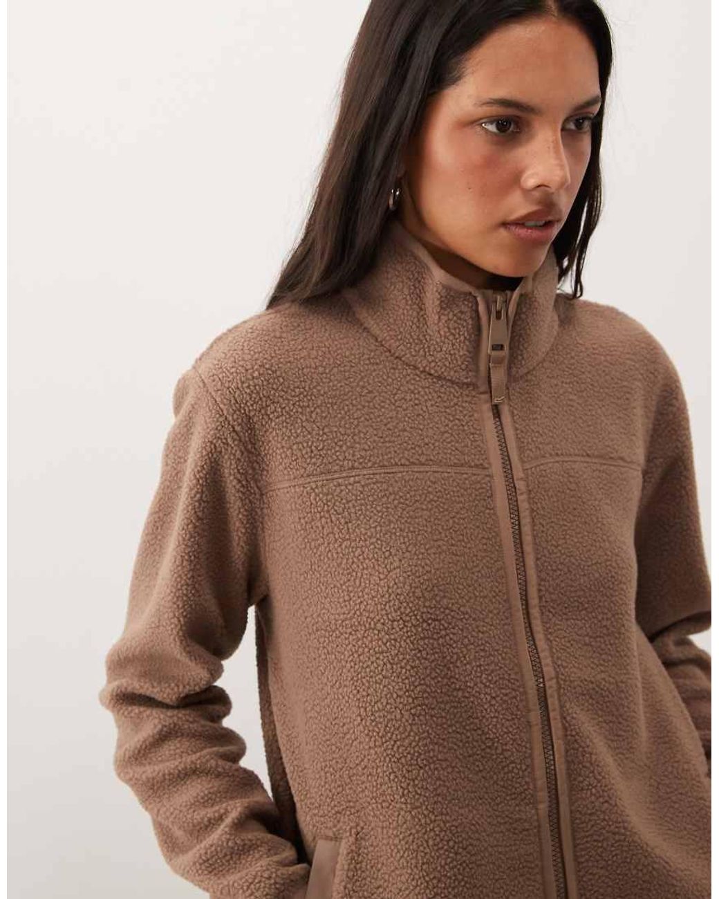 Regatta Brown Cosy Frankie Borg Full Zip Fleece