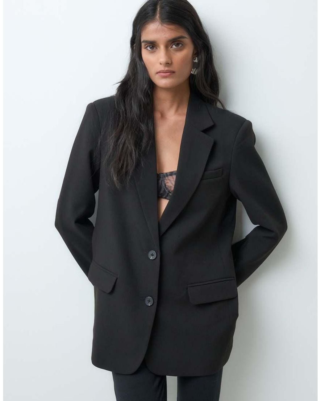 Jdy Black Tailored Blazer Set