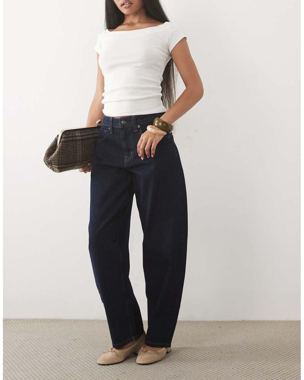 Asos Design Petite ASOS de color White