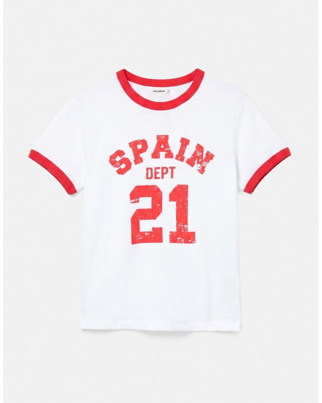 Pull&Bear Green Spain 21 Graphic T-Shirt