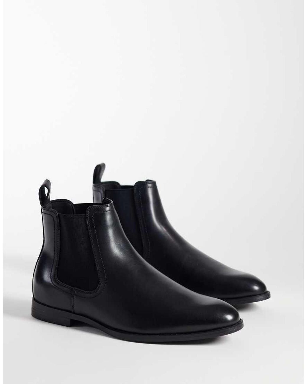 ASOS Black Chelsea Boots for men
