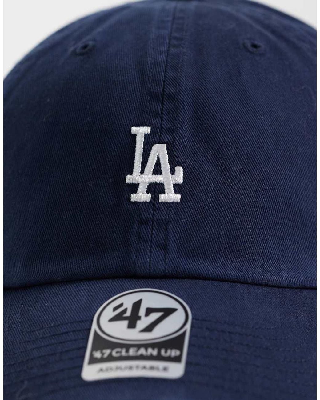 '47 Blue La Dodgers Mini Logo Clean Up Cap