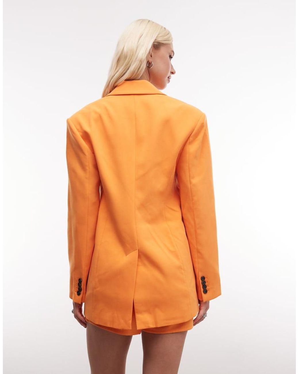 ASOS Orange Tailored Fitted Blazer