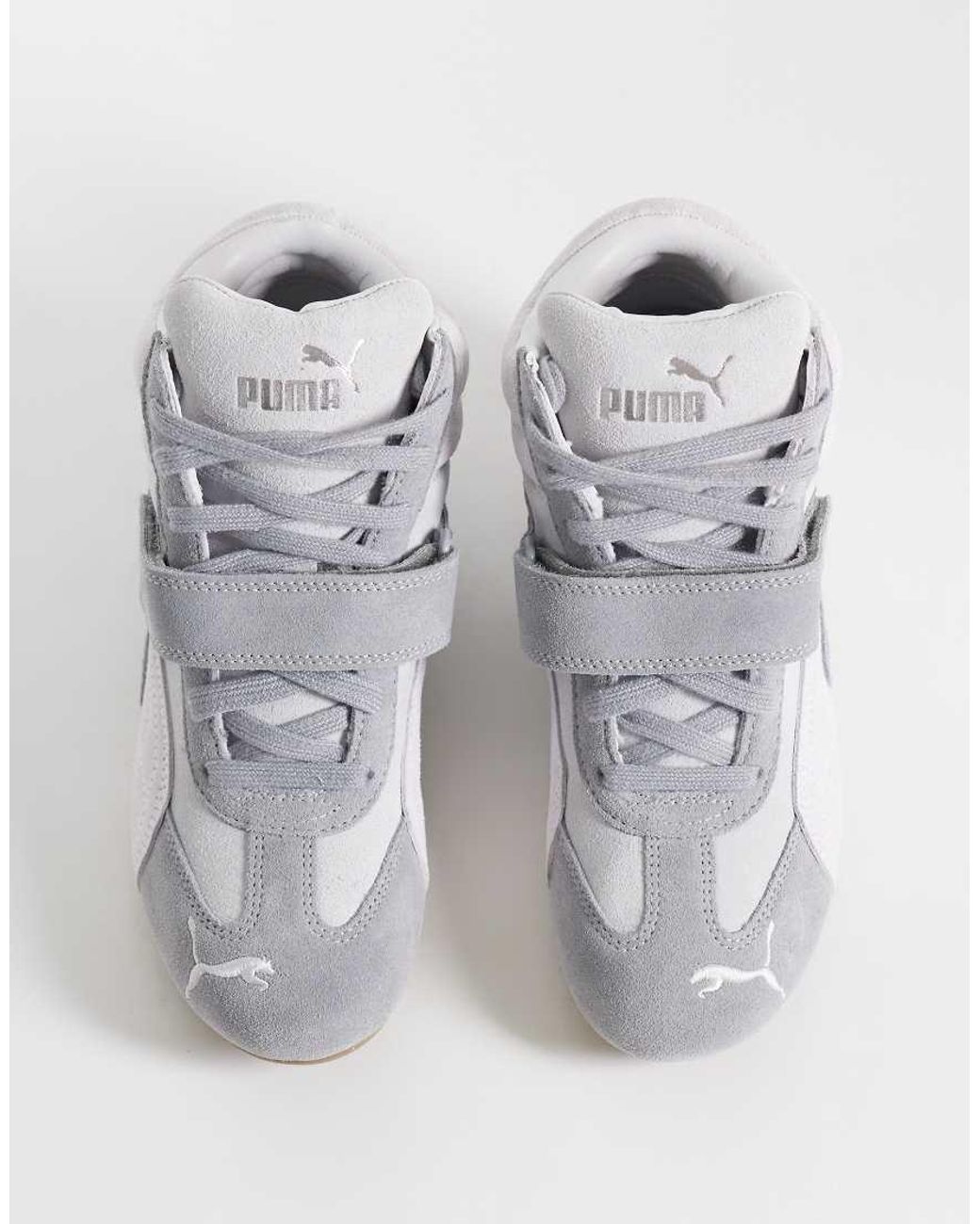 PUMA White Speedcat Wedge Trainers