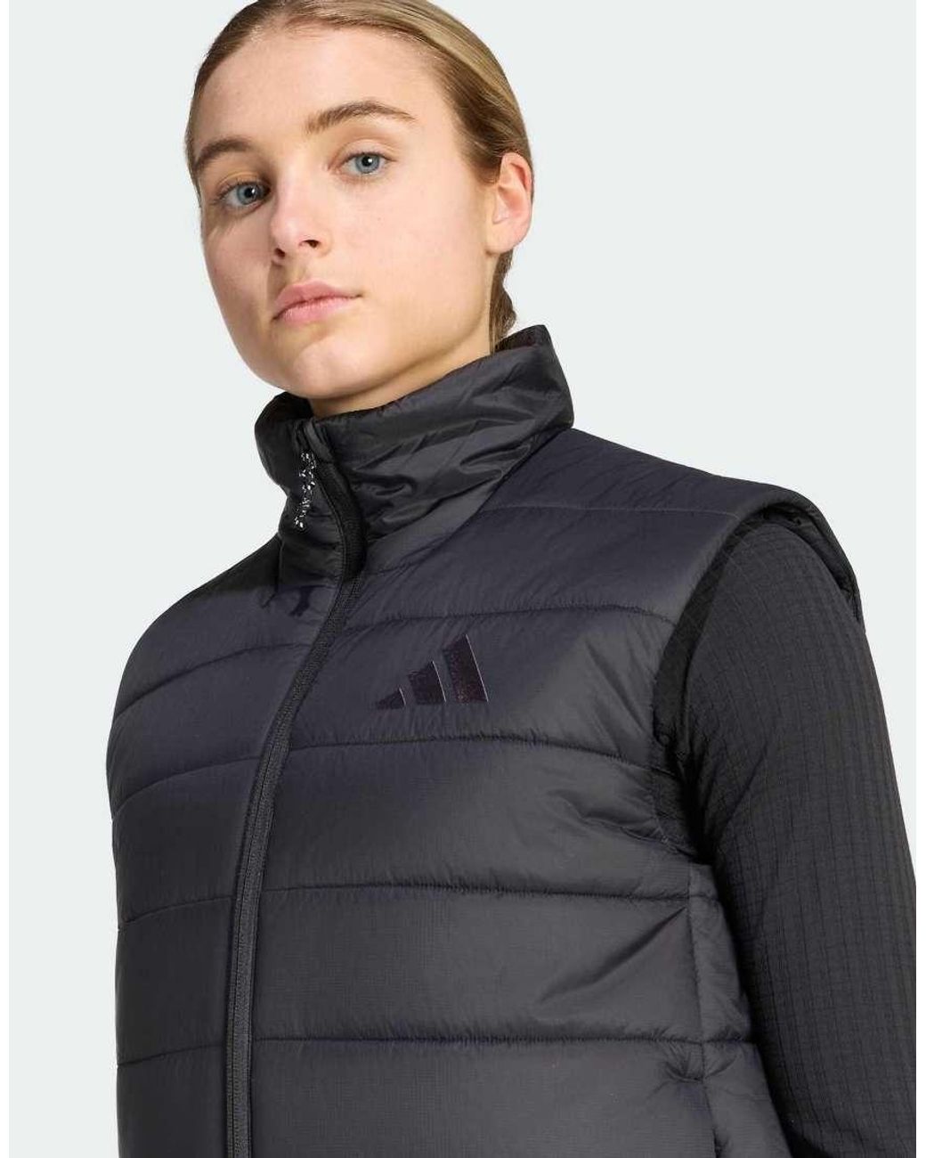 Adidas Originals Gray Terrex Multi Essentials Climawarm Padded Vest