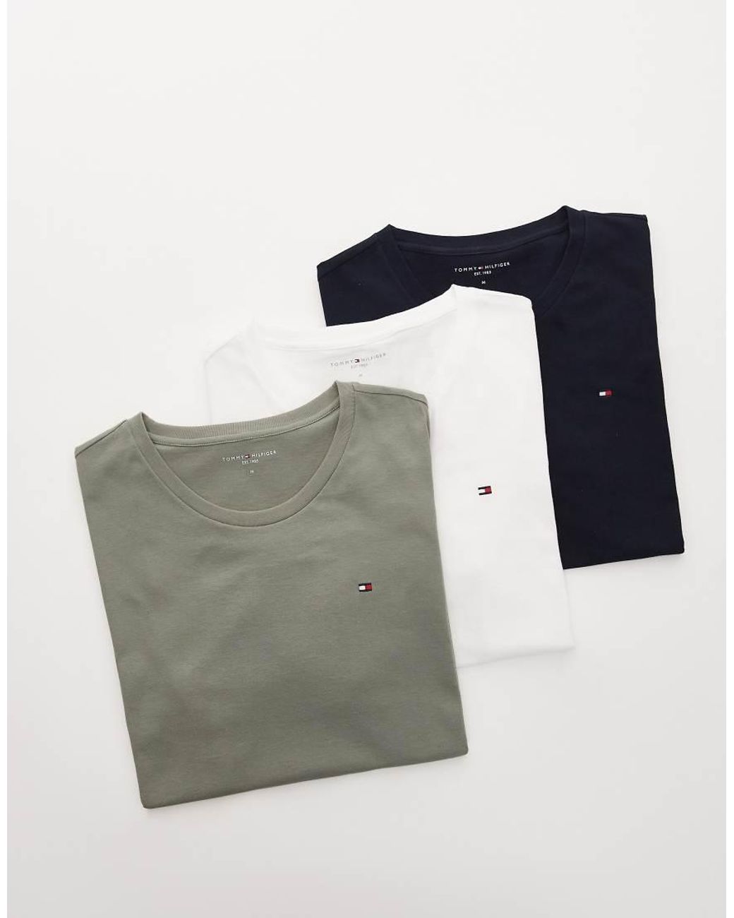 Tommy Hilfiger Blue 3 Pack T-shirts for men