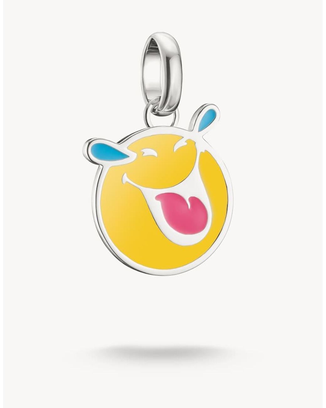 Thomas Sabo White Smileyworld Laughing Charm Pendant Connect