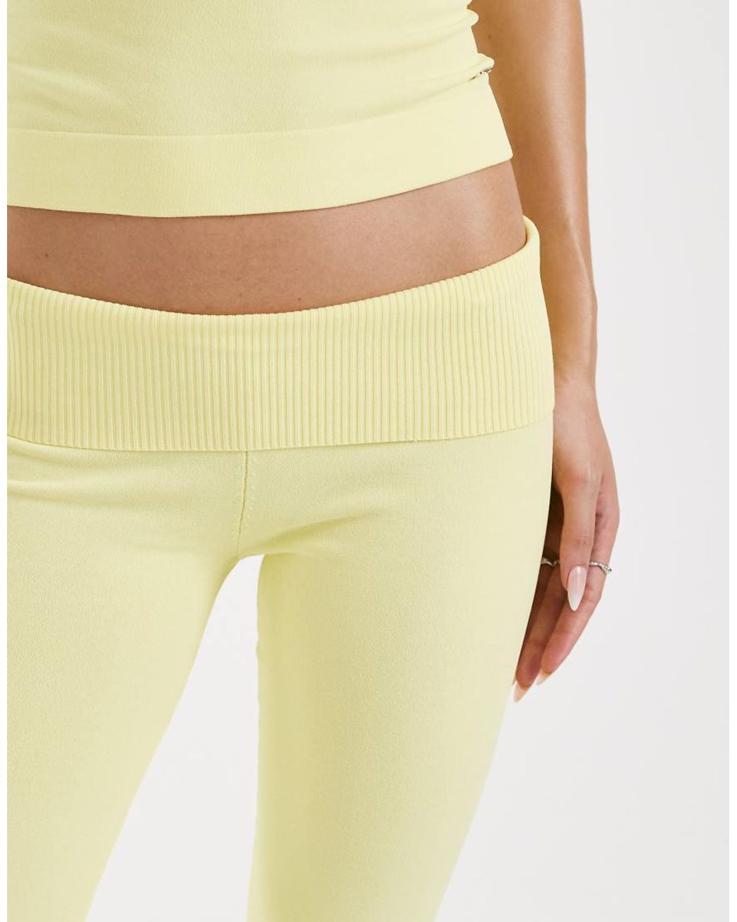I.AM.GIA Audrina 2.0 Sculpting Knit Ribbed Waist Bow Back Flare Pants ...