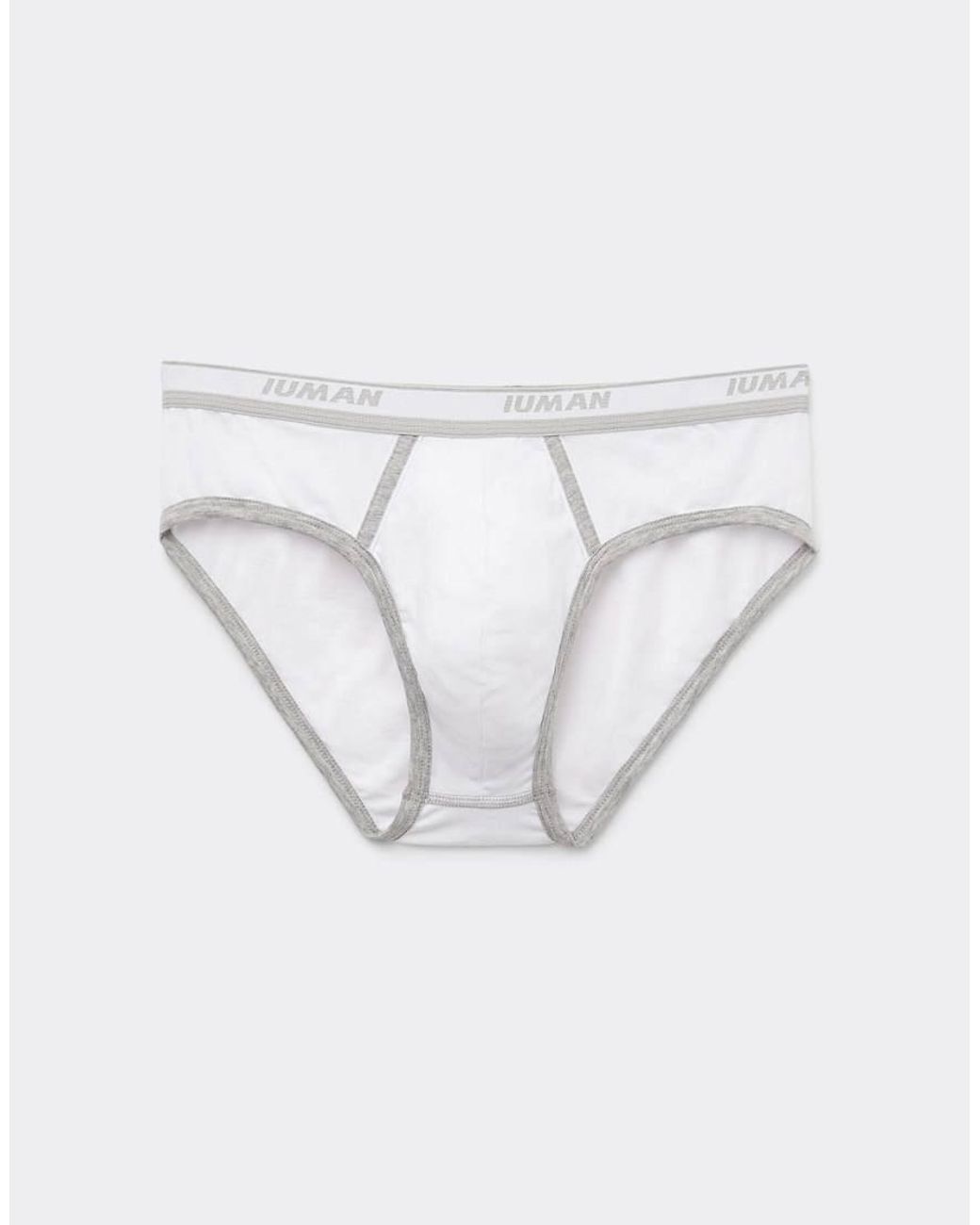 Intimissimi Blue Superior Cotton Briefs With Logo for men