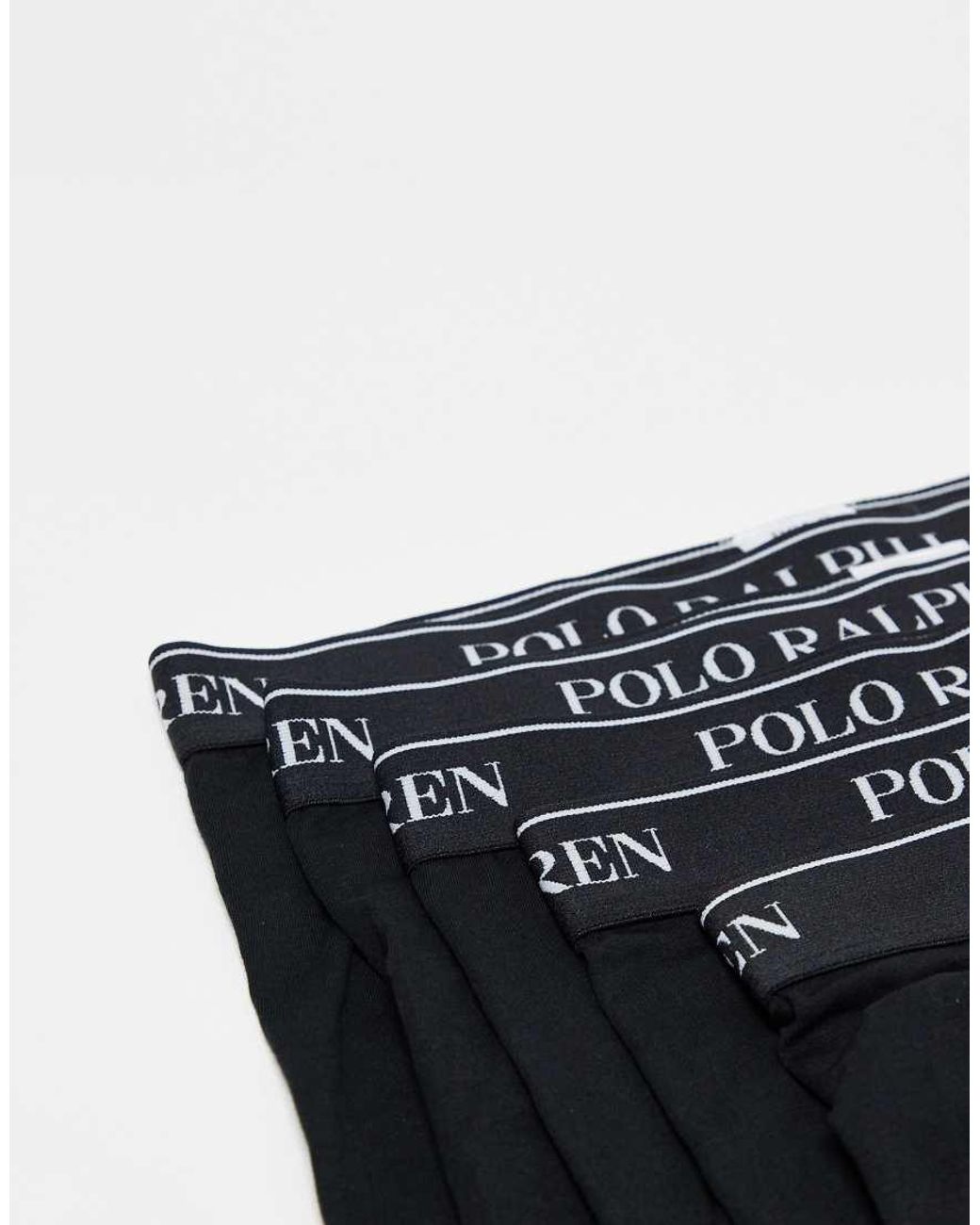 Polo Ralph Lauren Black 5 Pack Trunks for men