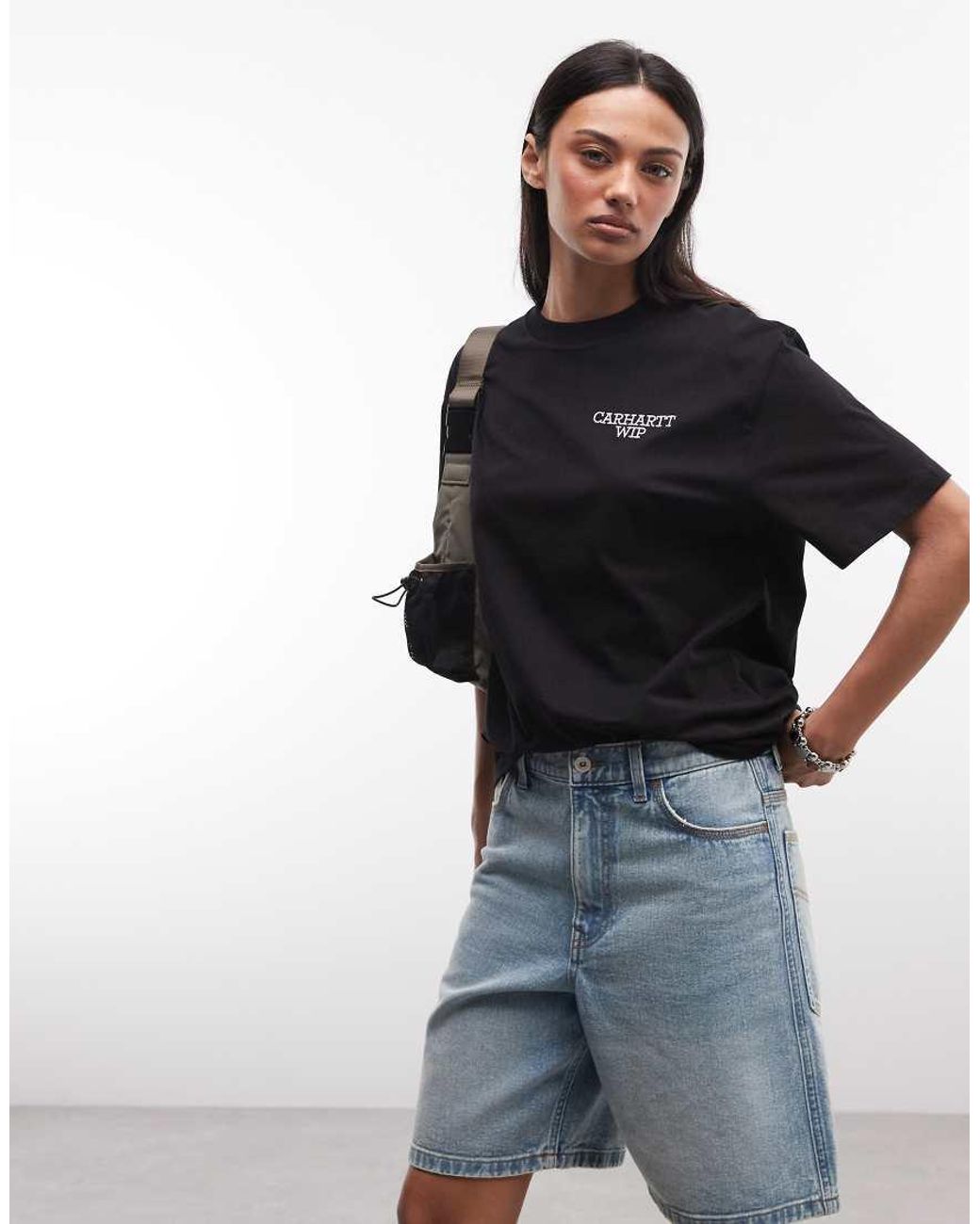 Carhartt Black Hugging Cats T-Shirt
