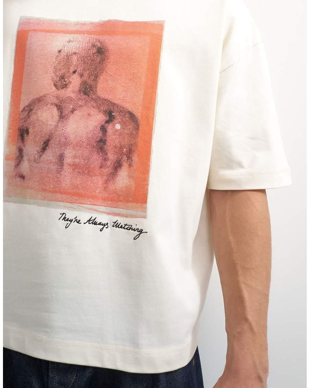 X Paul Majek Topman de hombre de color White