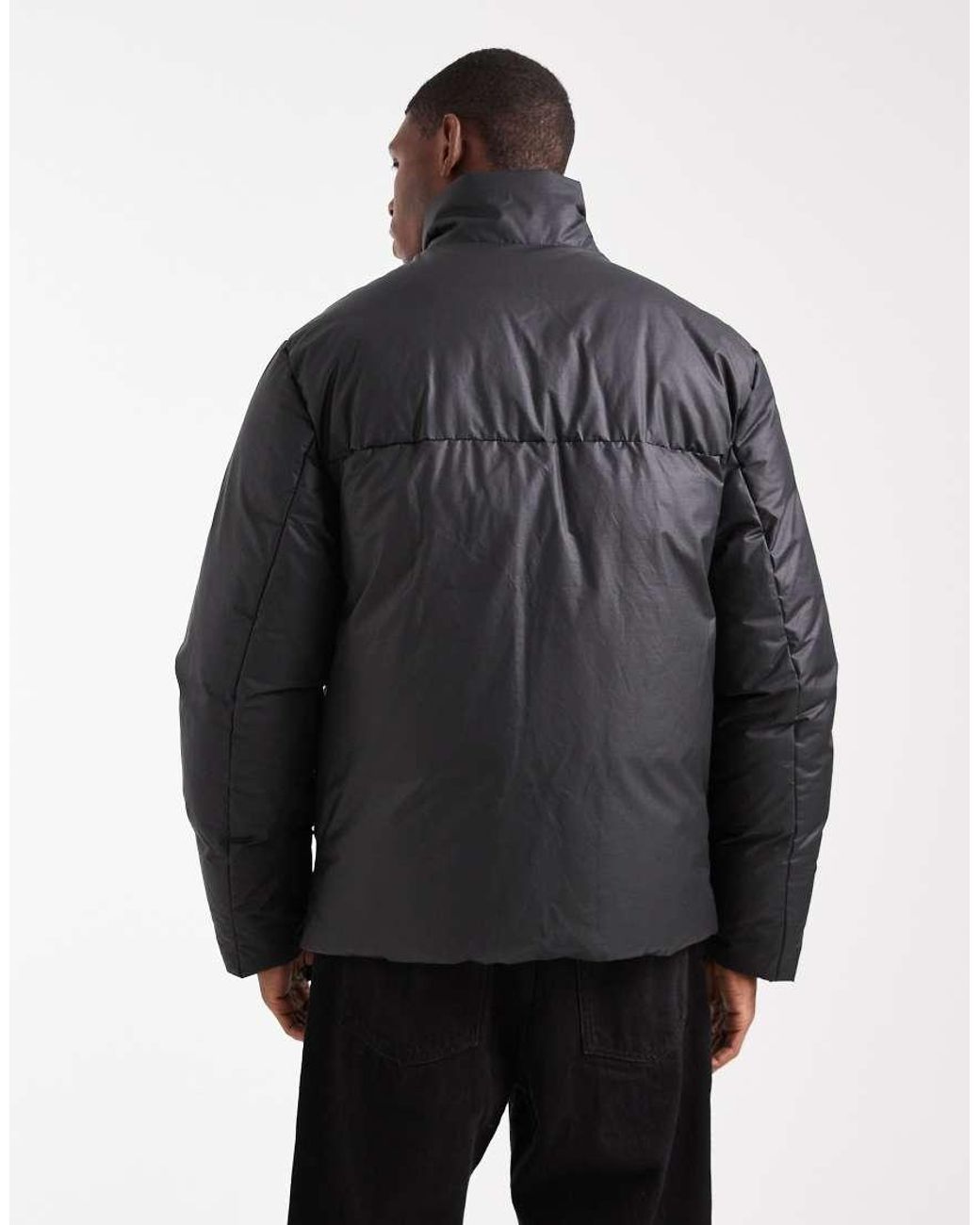 ASOS Gray Puffer Jacket for men
