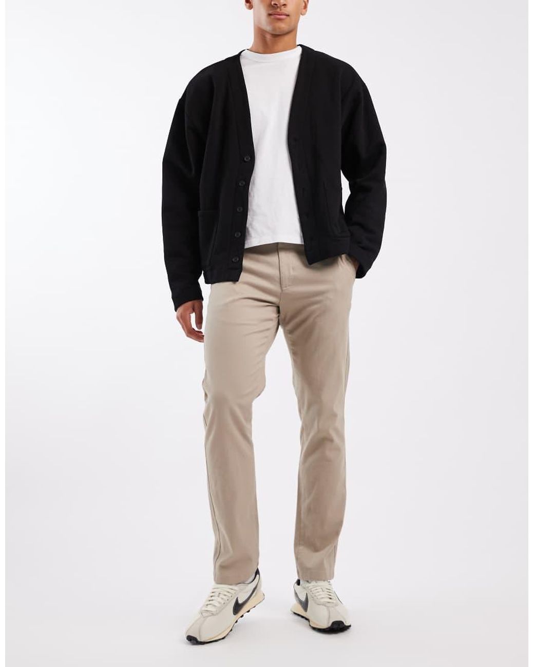 New Look Natural Slim Fit Chinos for men