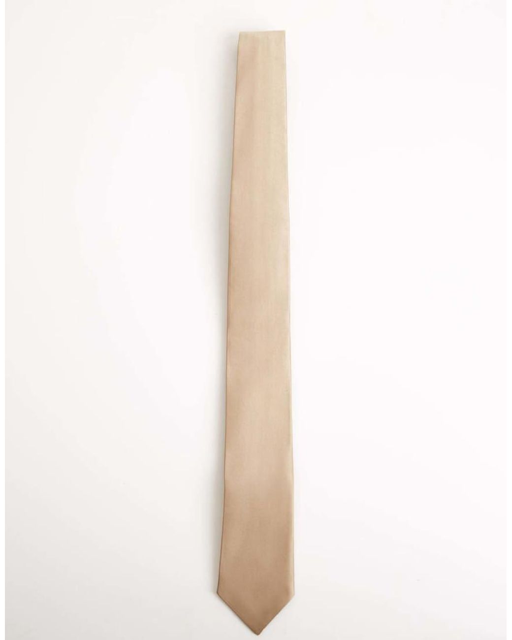Six Stories White Satin Tie for men