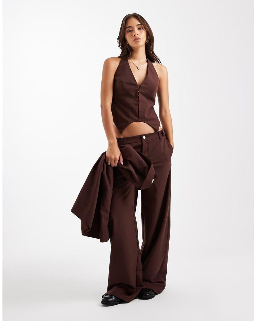 Collusion Tailored Fitted Waistcoat Corset