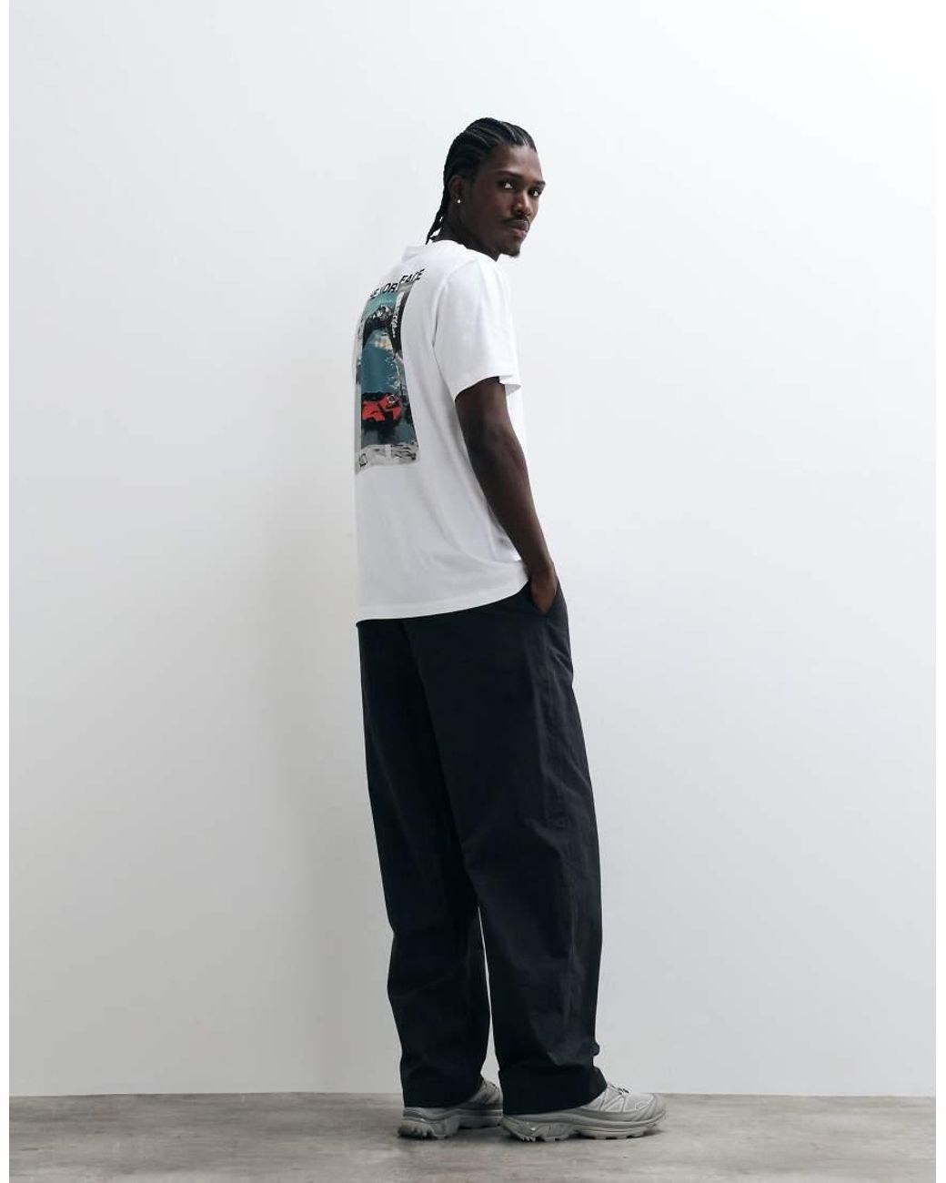 The North Face White Apex 75 Graphic T-Shirt for men