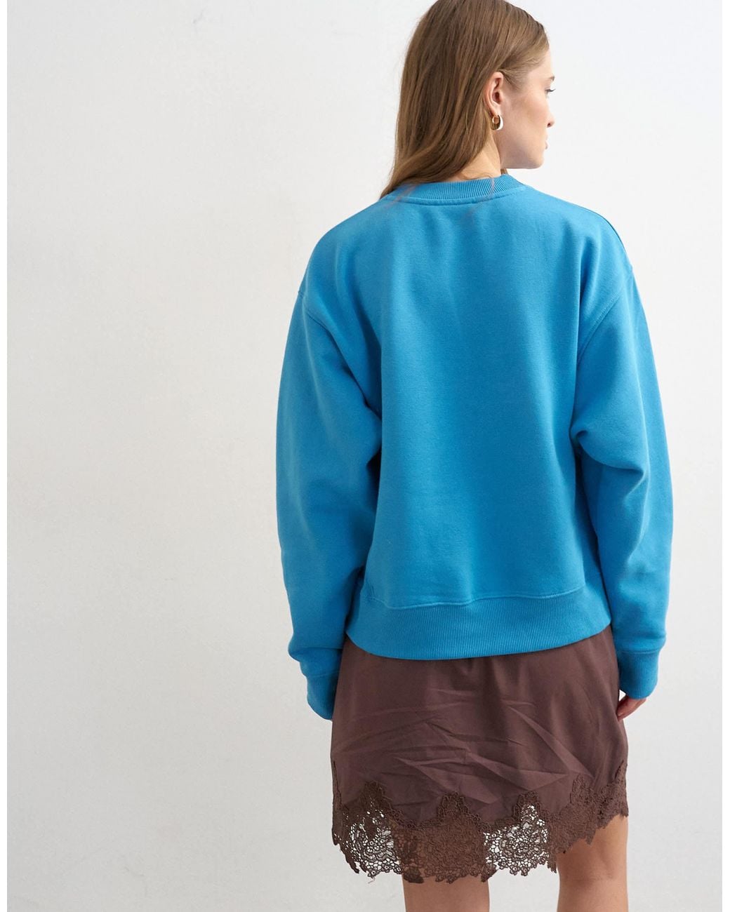 TOPSHOP Blue Ultimate Sweat