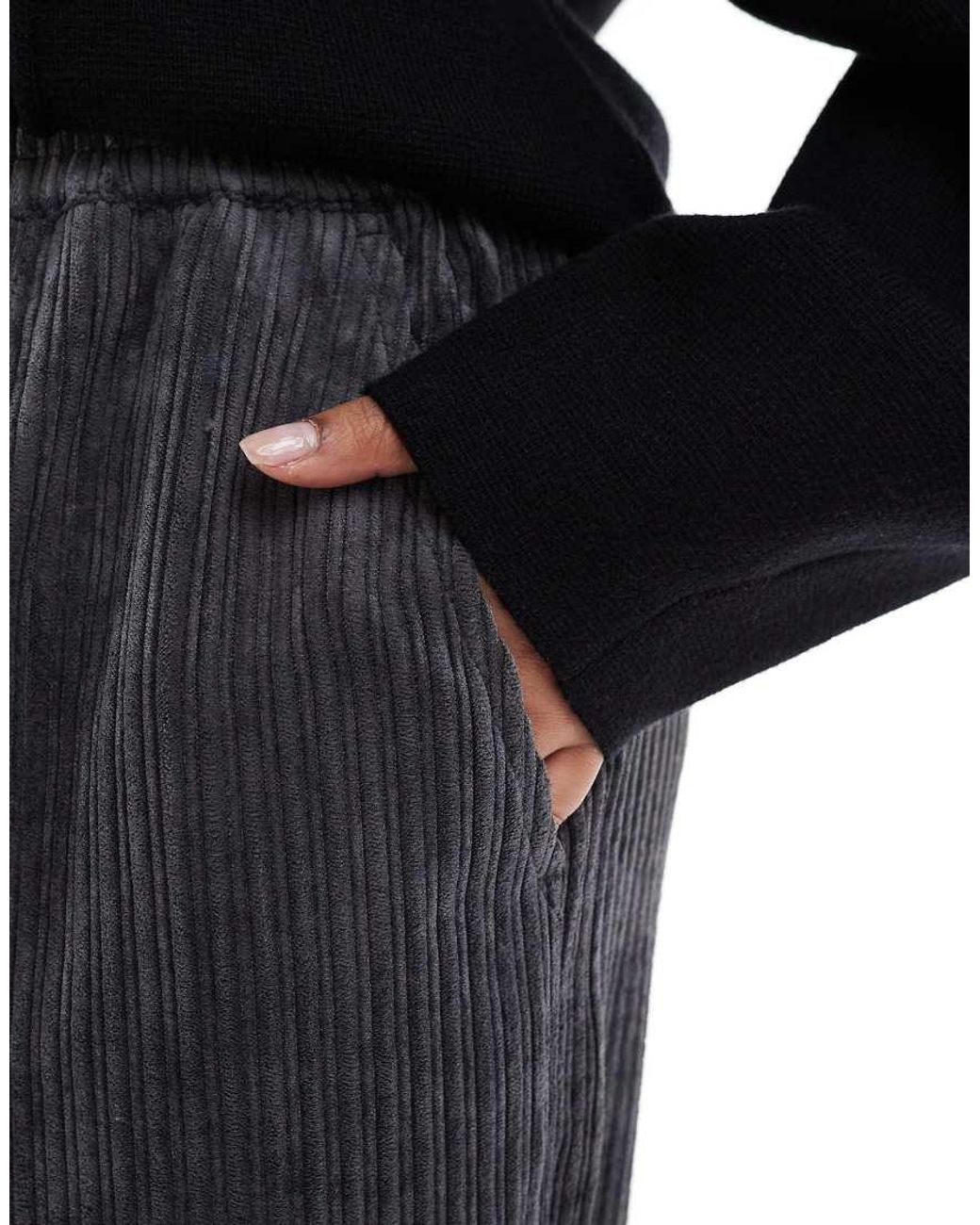 ASOS Black Asos Design Curve Pull On Trousers