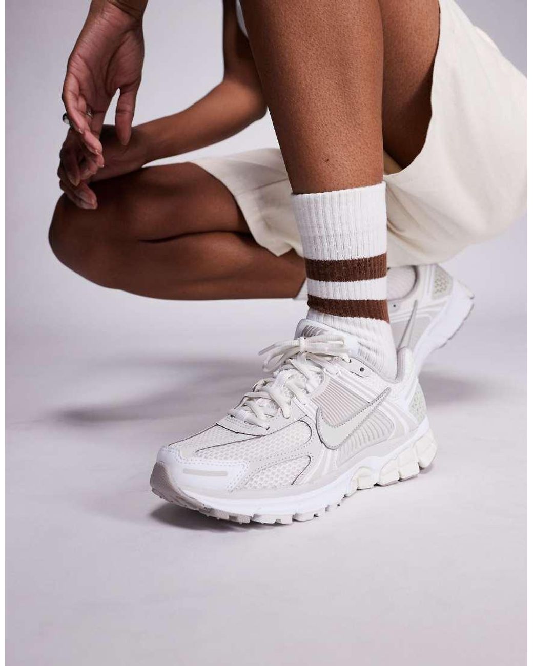 Nike White Zoom Vomero 5 Trainers