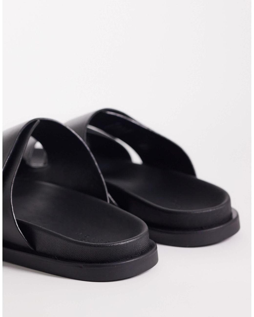 ASOS Blue Two Strap Sandals for men