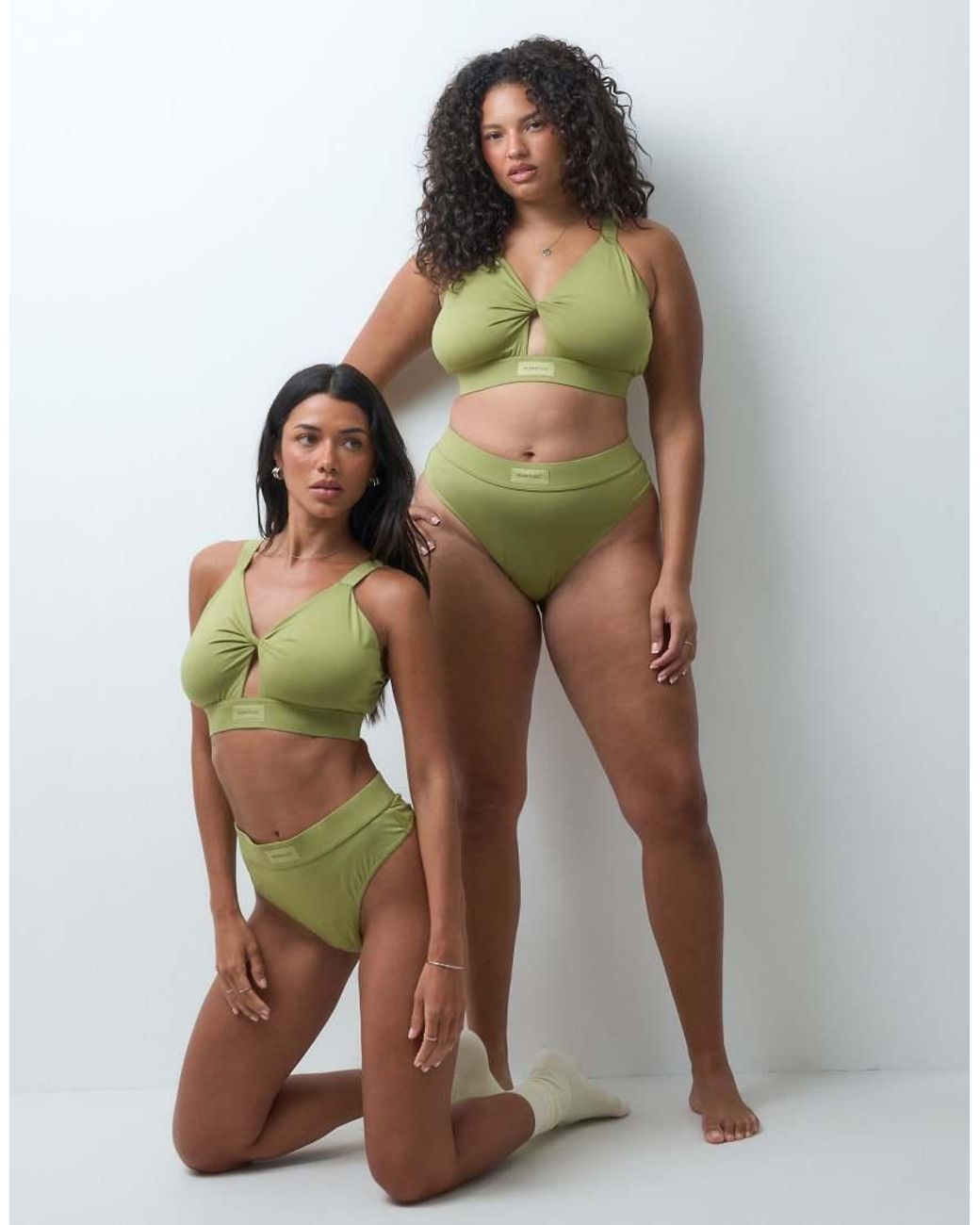 RIEN STUDIO Green Fuller Bust Maya Bralet