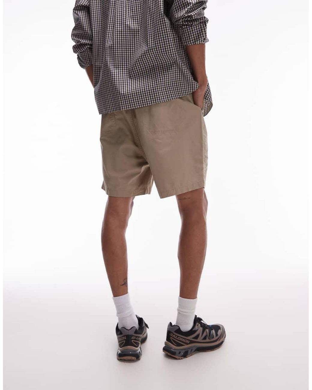 Dickies White Pelican Rapids Cotton Shorts for men