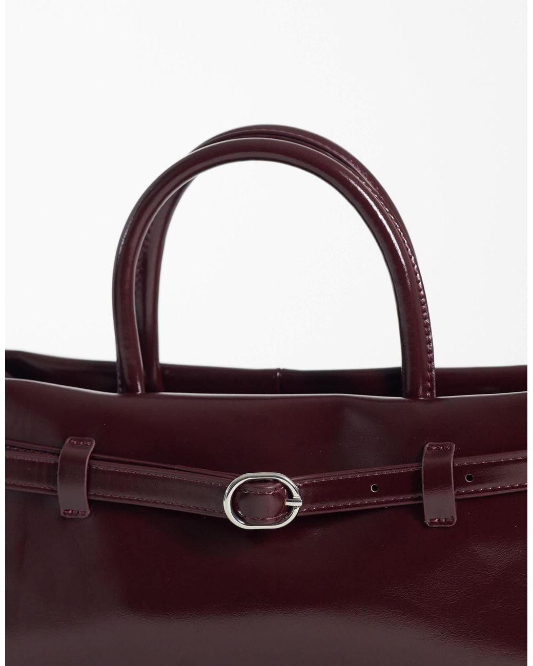ASOS Purple Mini Belted Tote Bag