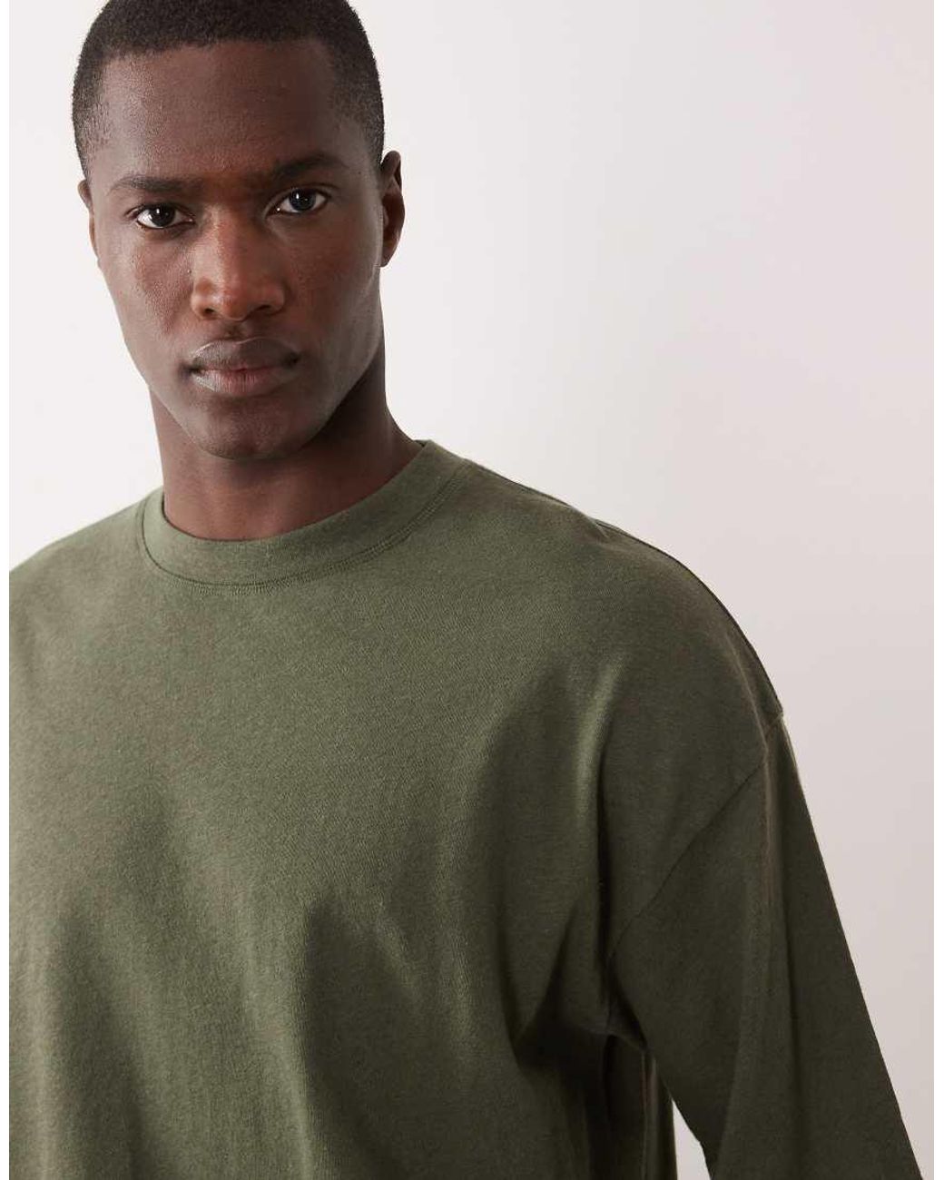 ASOS Green Oversized T-shirt for men