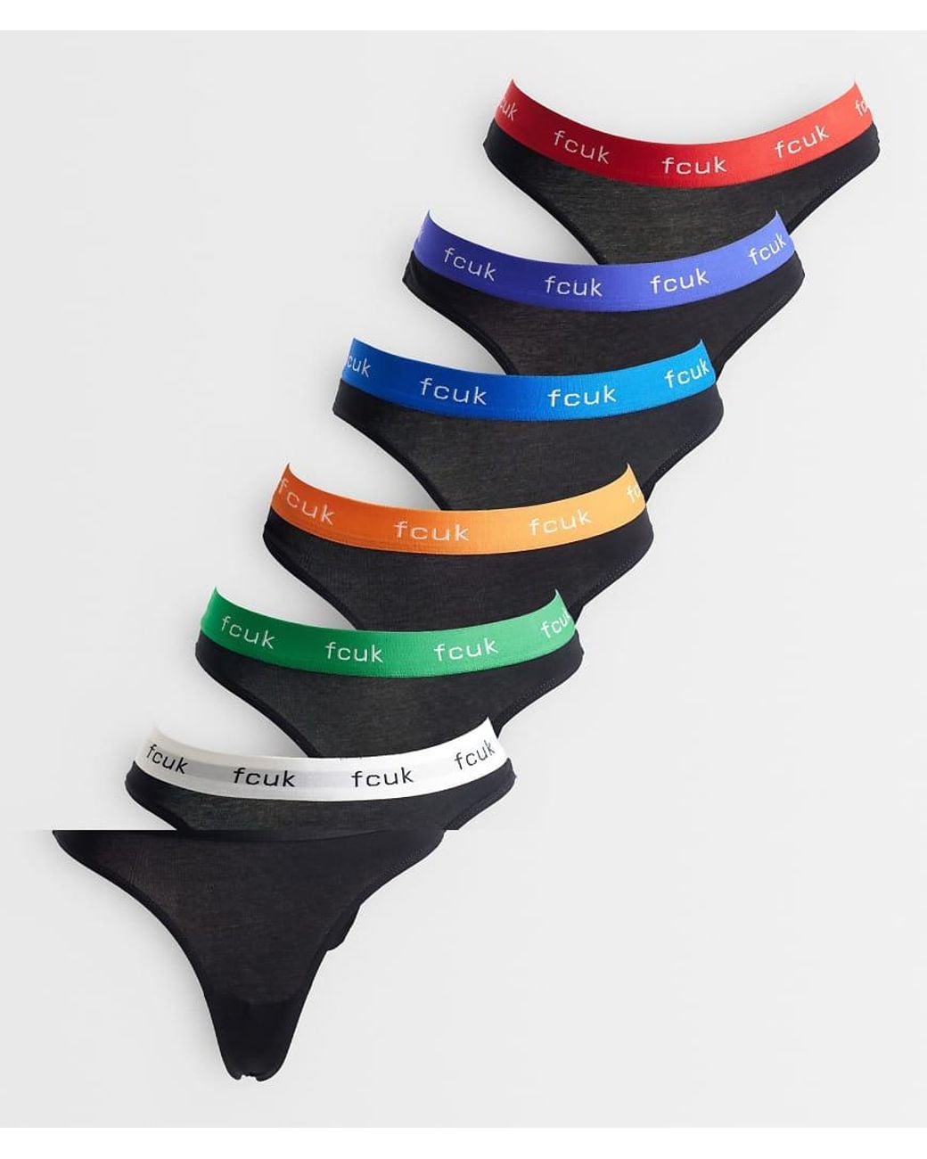 French Connection White 7 Pack Briefs