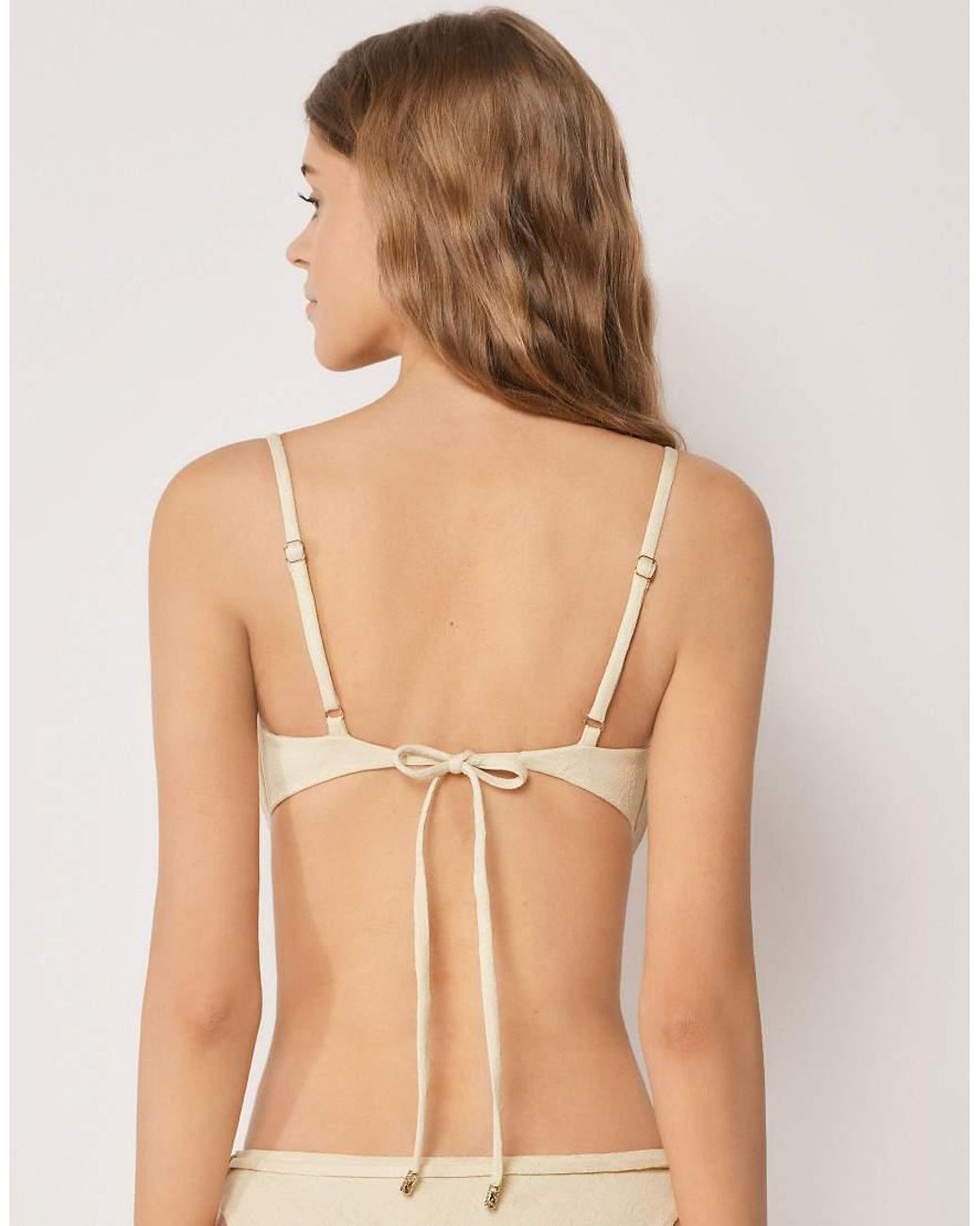 Calzedonia Natural Balconette Bikini Top Wild Jungle