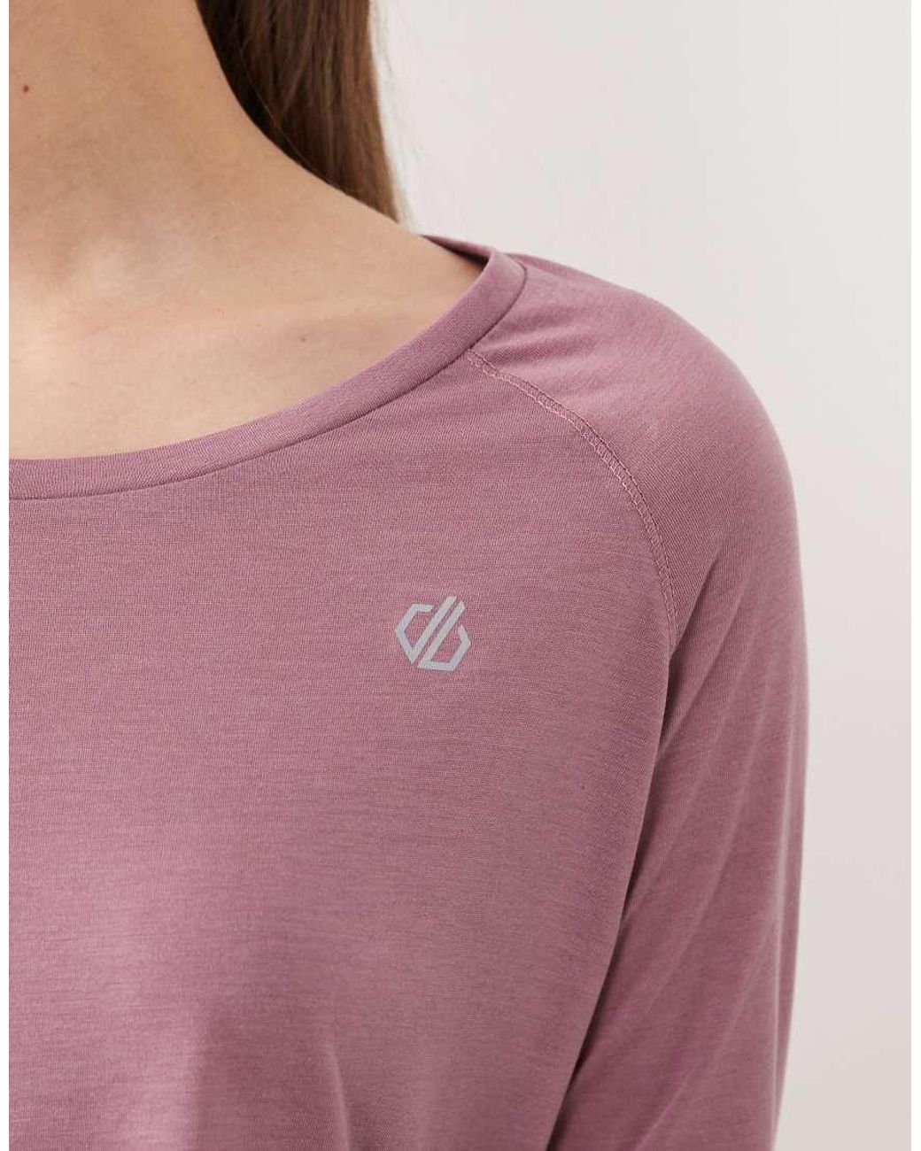 Dare 2b Pink Lightweight Quick-Dry Serenity Long Sleeved T-Shirt