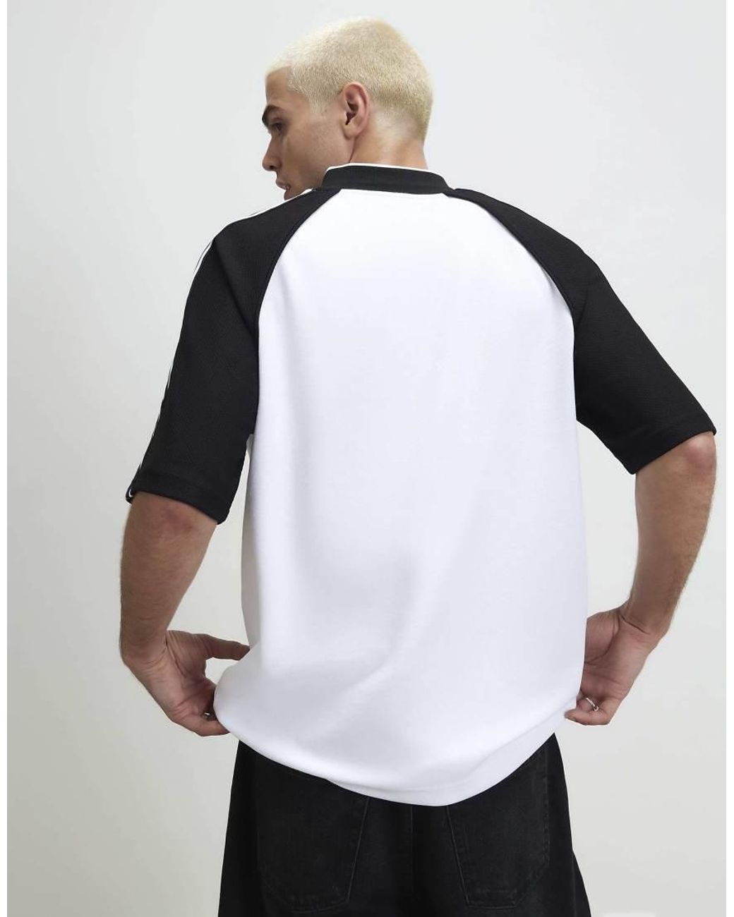 River Island White Cotton Blend Prolific T-Shirt for men