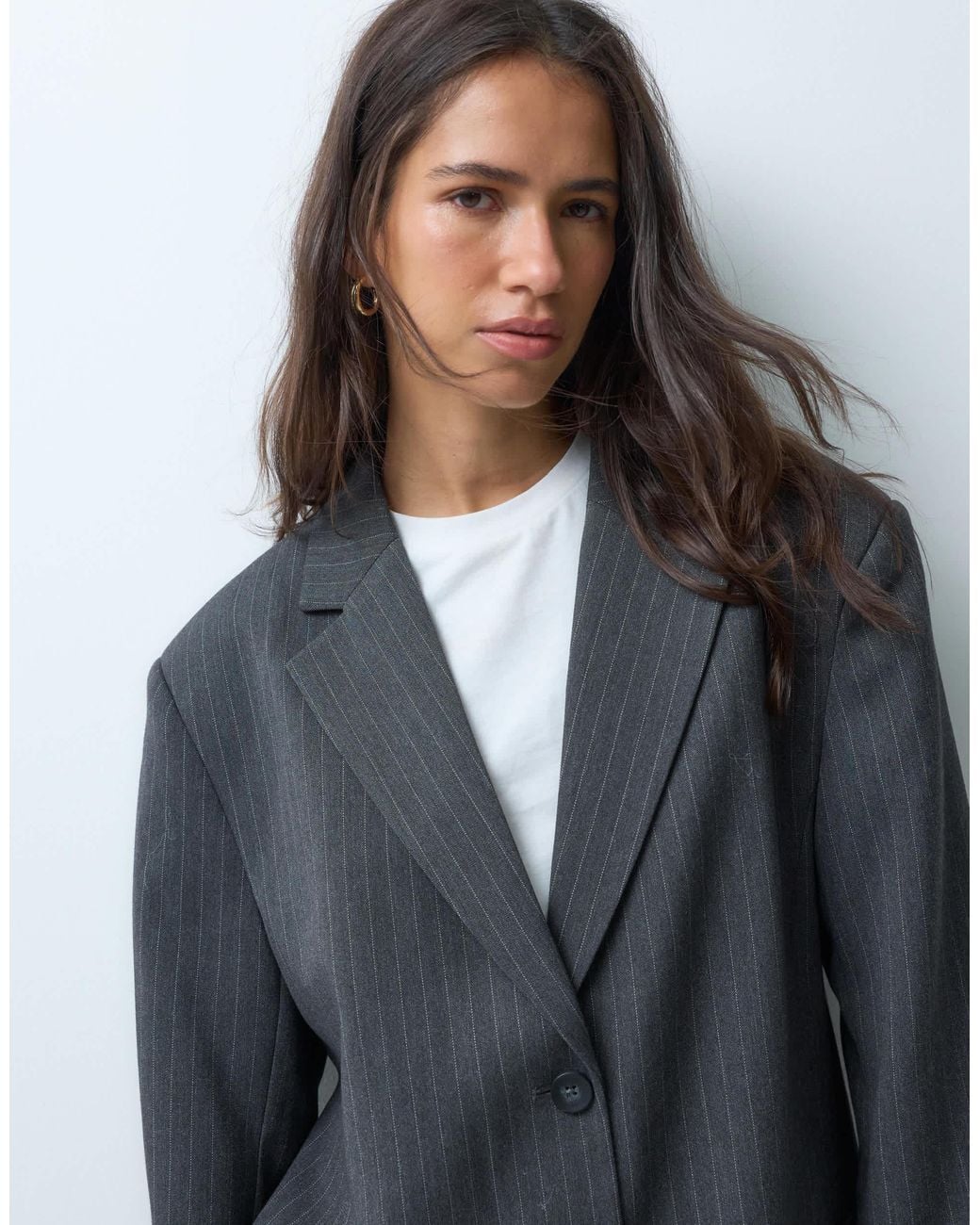 Blazer oversize ASOS en coloris Gray